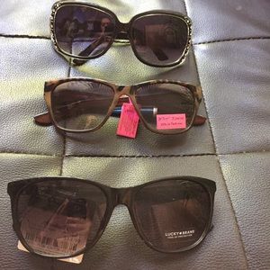 Three pairs of sunglasses